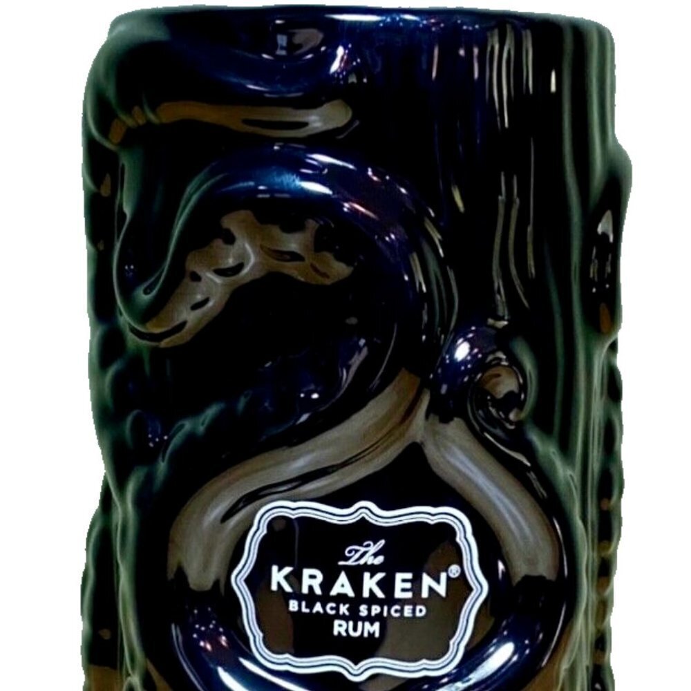 Kraken Black Spiced Rum Release The‎ Kraken Large Octopus Tiki Mug Glossy